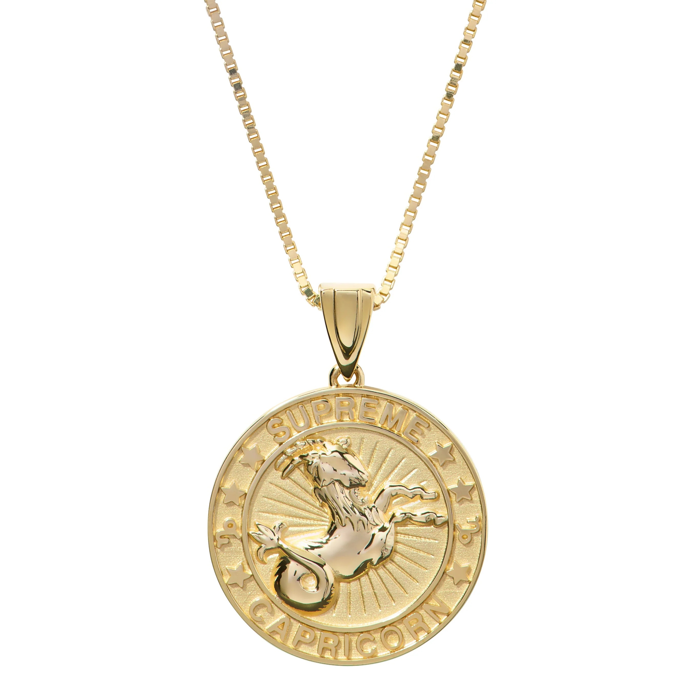 Supreme®/Jacob&Co 14K Gold Zodiac Pendant view 3